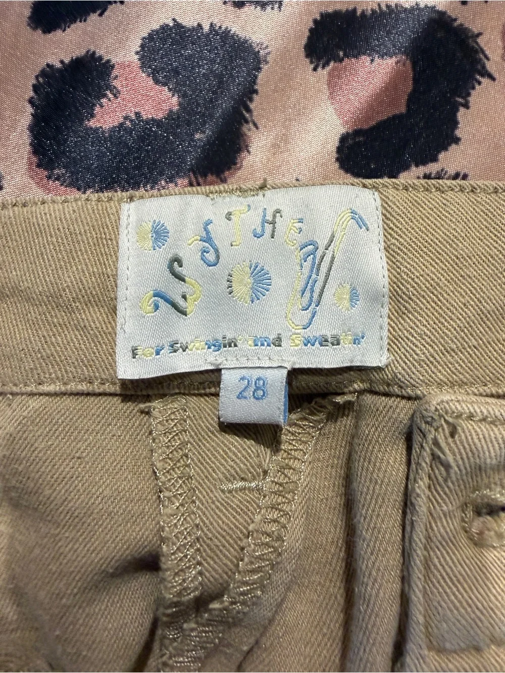 Wythe NY Flat Front Cotton Linen Twill Chino Pants Size 28